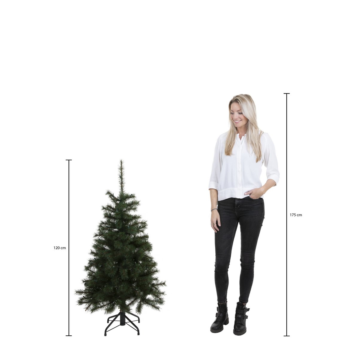 Maison d'Abri® - Tuscan Kunstkerstboom - H120 x Ø81 cm - Groen