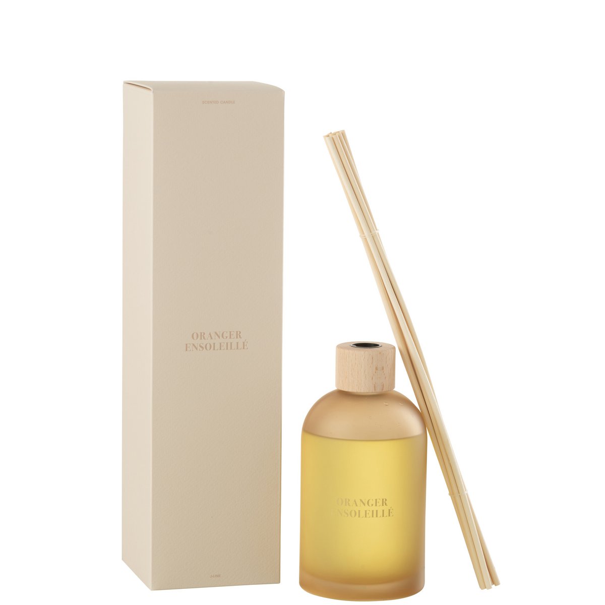 J-Line - Huile parfumée + Sticks - Accords Essentiels - Oranger Ensoleillé