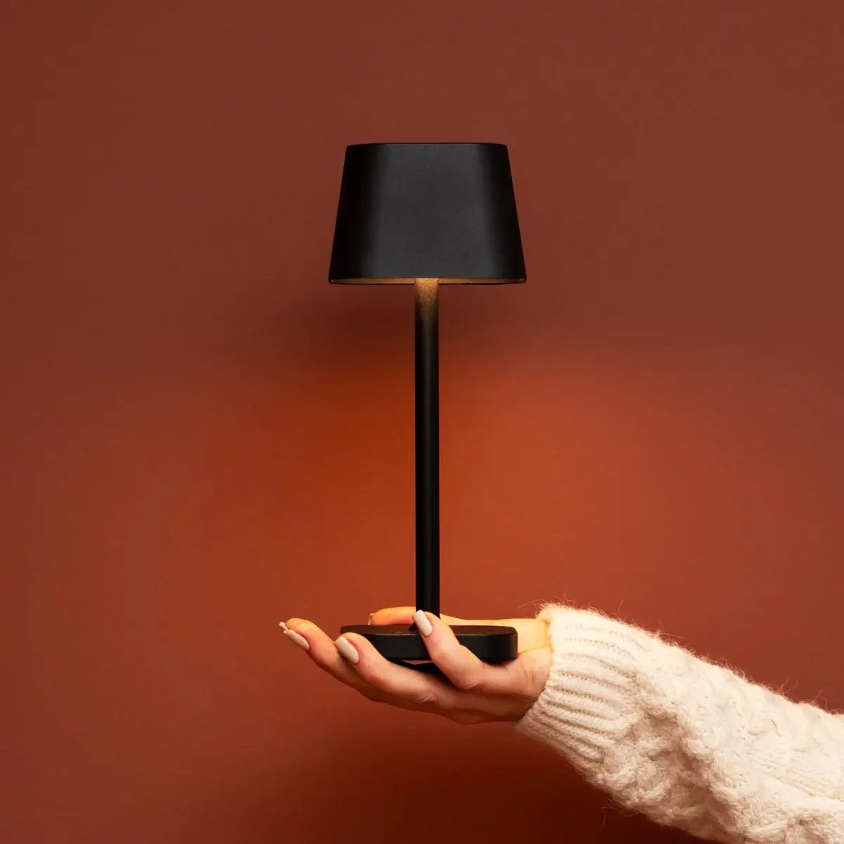 Tavellio-Amsterdam - Ava Zwarte Oplaadbare Tafellamp