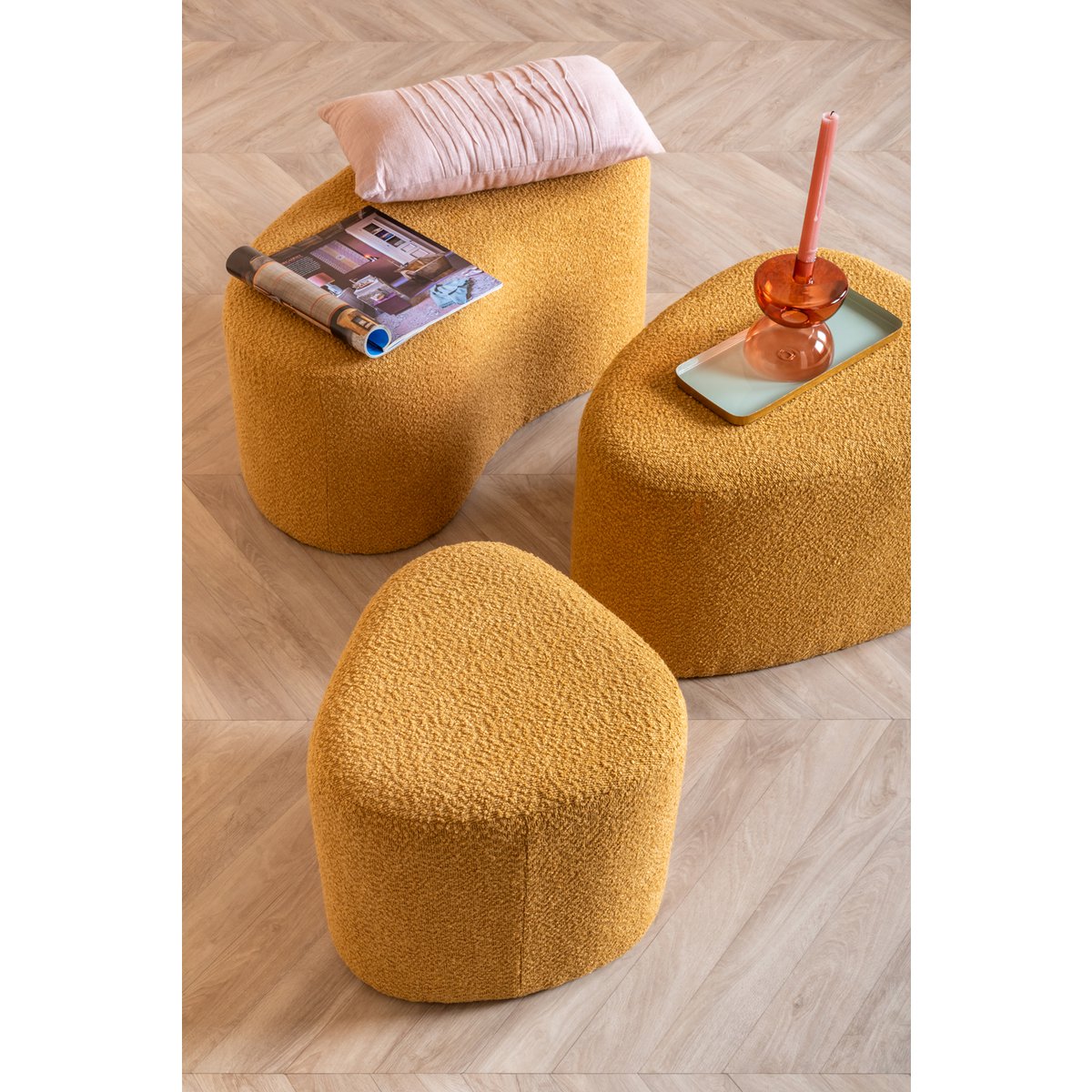 Leitmotiv - Pouf Ada Organic - LM2173YE