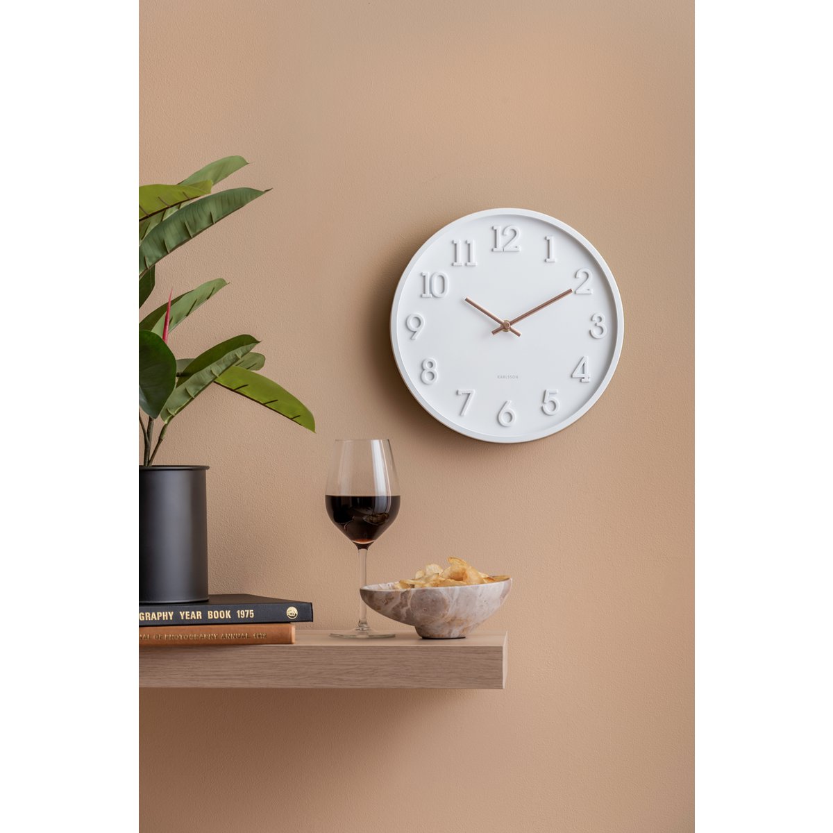 Karlsson - Wandklok Calma