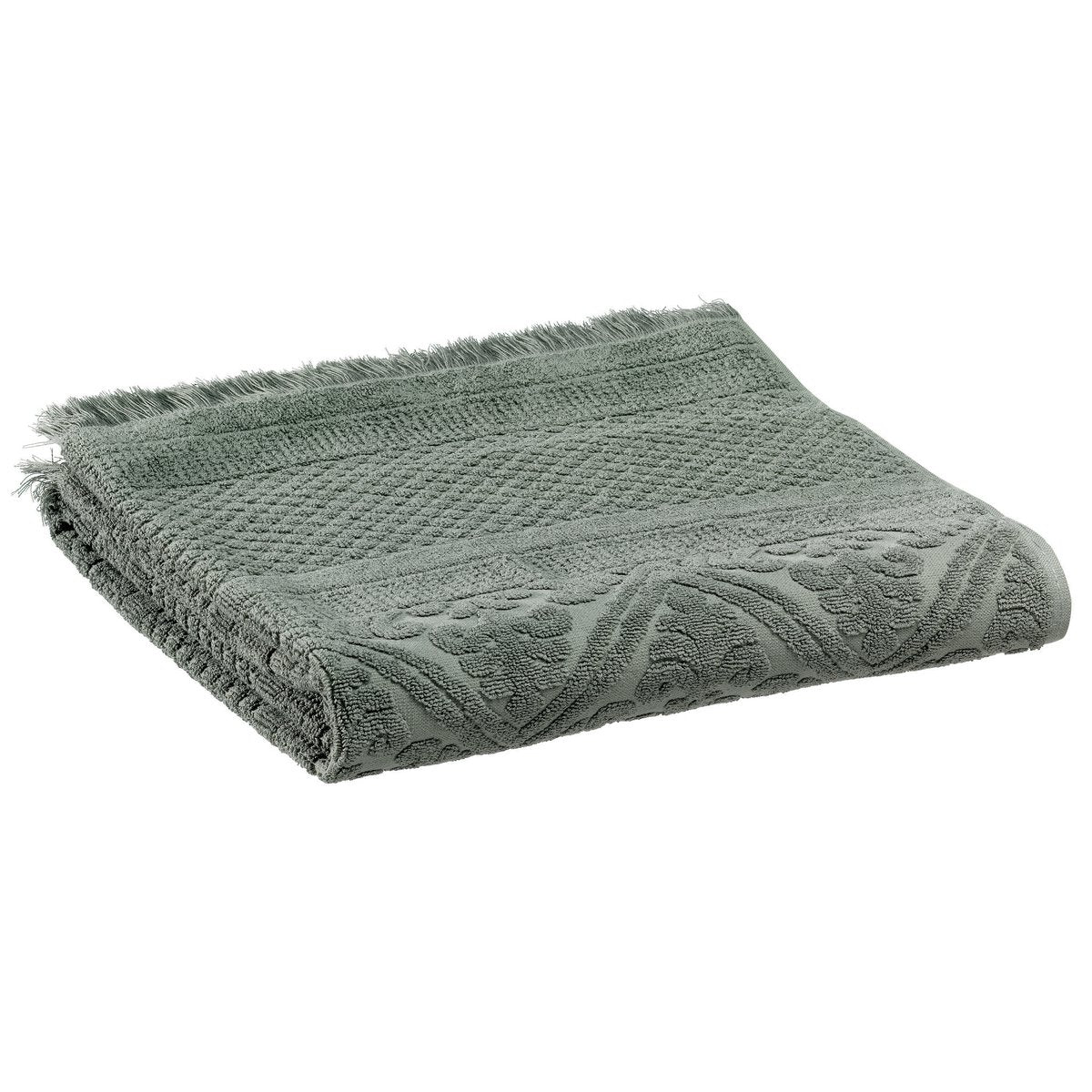 VIVARAISE - Drap de bain uni Zoé Thym 70 x 140