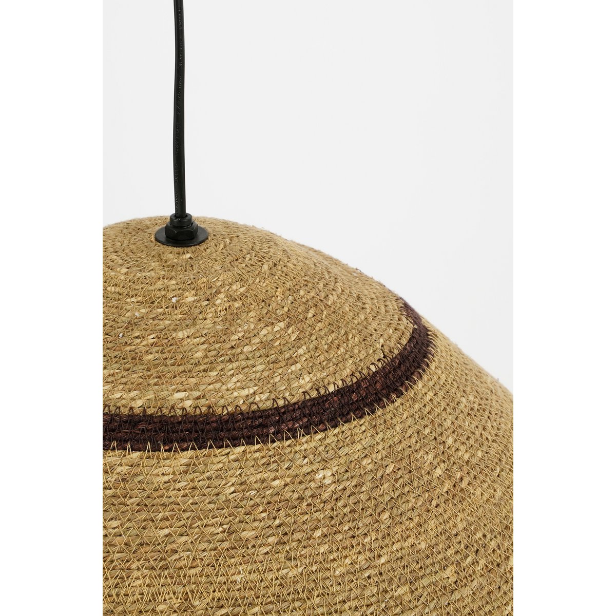 Mica Decorations - Joulz Hanglamp - H22 x Ø41 cm - Jute - Lichtbruin