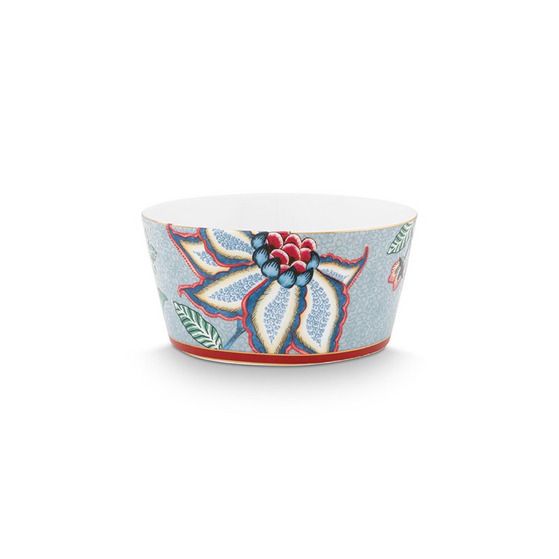 Pip Studio - Giftset Bowls Oriental Flower Festival Blue 12cm