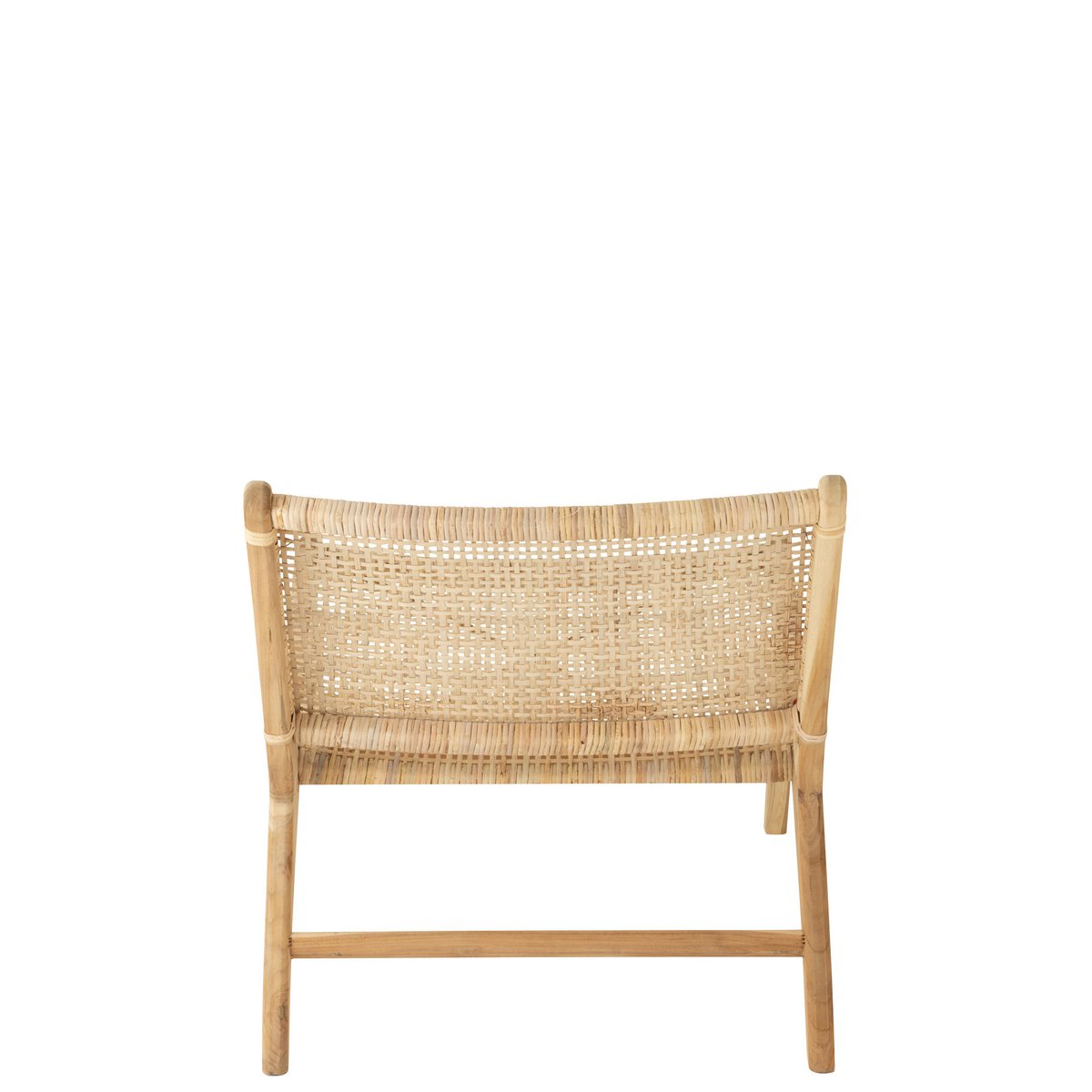 J-Line - Fauteuil Tissé - Bois - Naturel