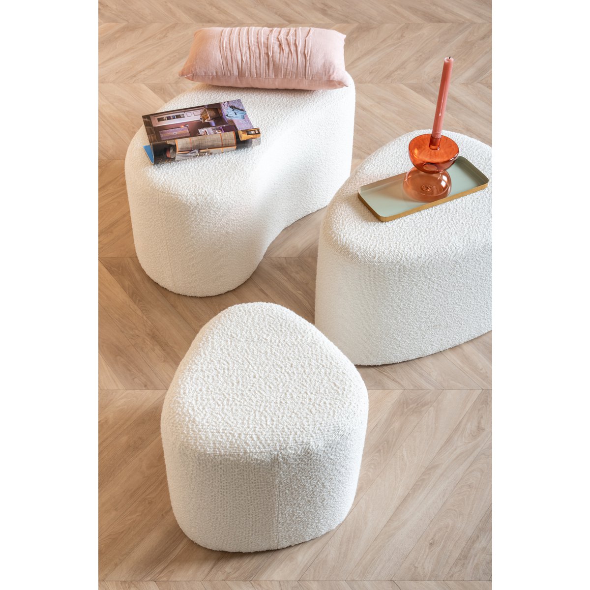 Leitmotiv - Pouf Ada Organic - LM2173TP