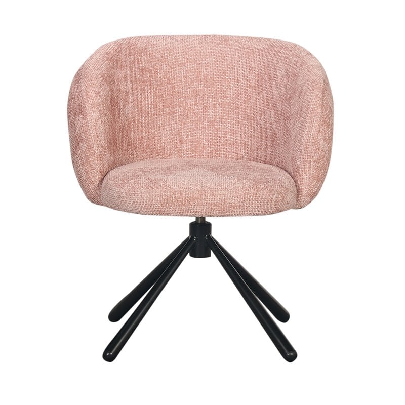 Pole to Pole - Chaise Pivotante Pebble Rose Pastel