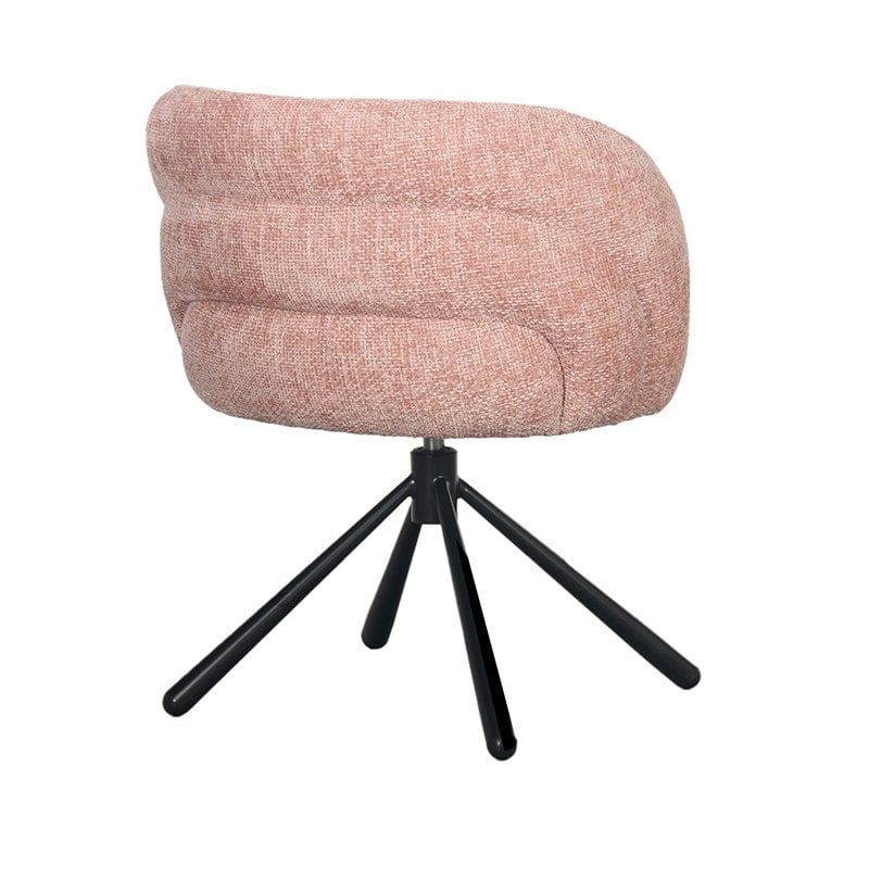 Pole to Pole - Chaise Pivotante Pebble Rose Pastel