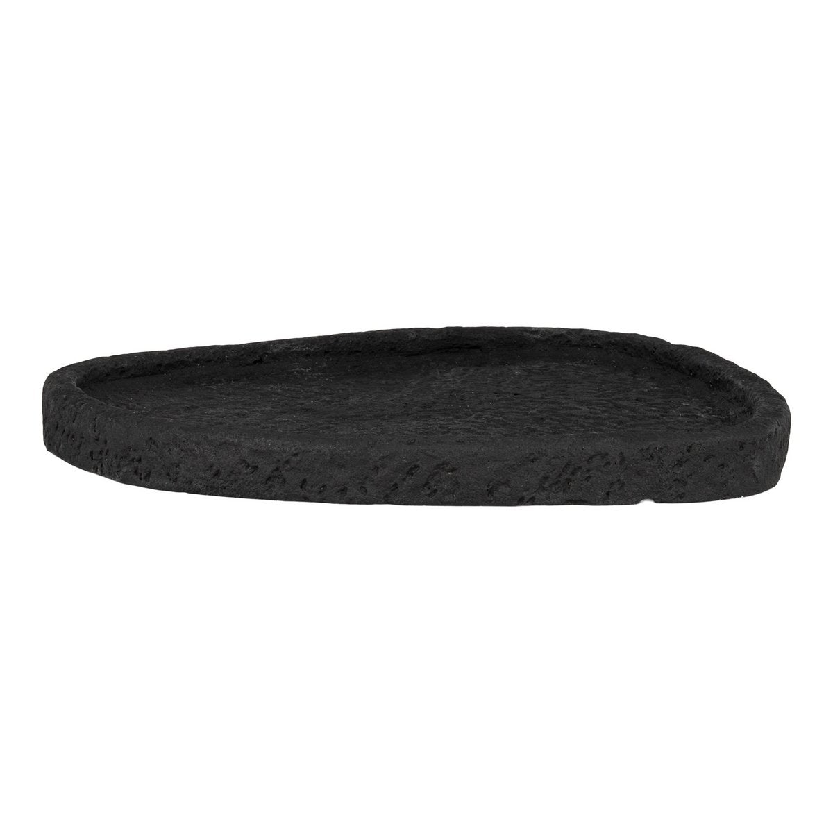 House Nordic - Plateau - Plateau en ciment, noir, 26,5x26x2 cm