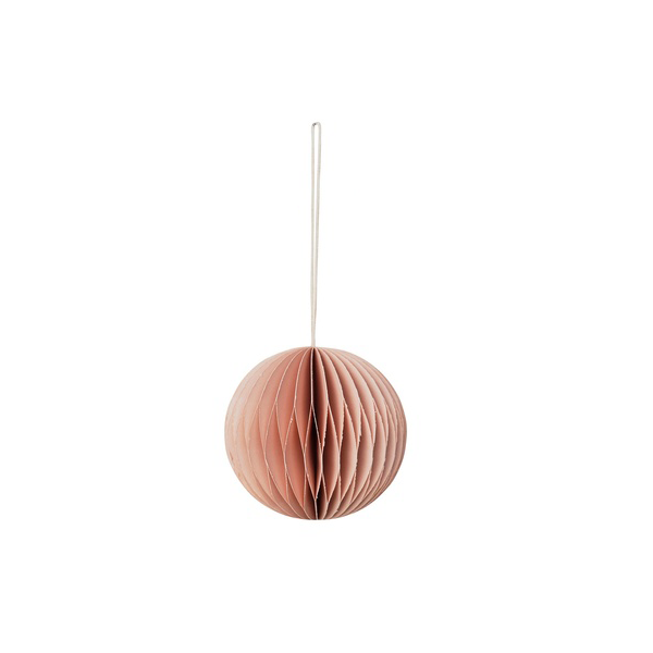 Broste Copenhagen - Kerstornament 'Origami' (Dusty Pink, A)