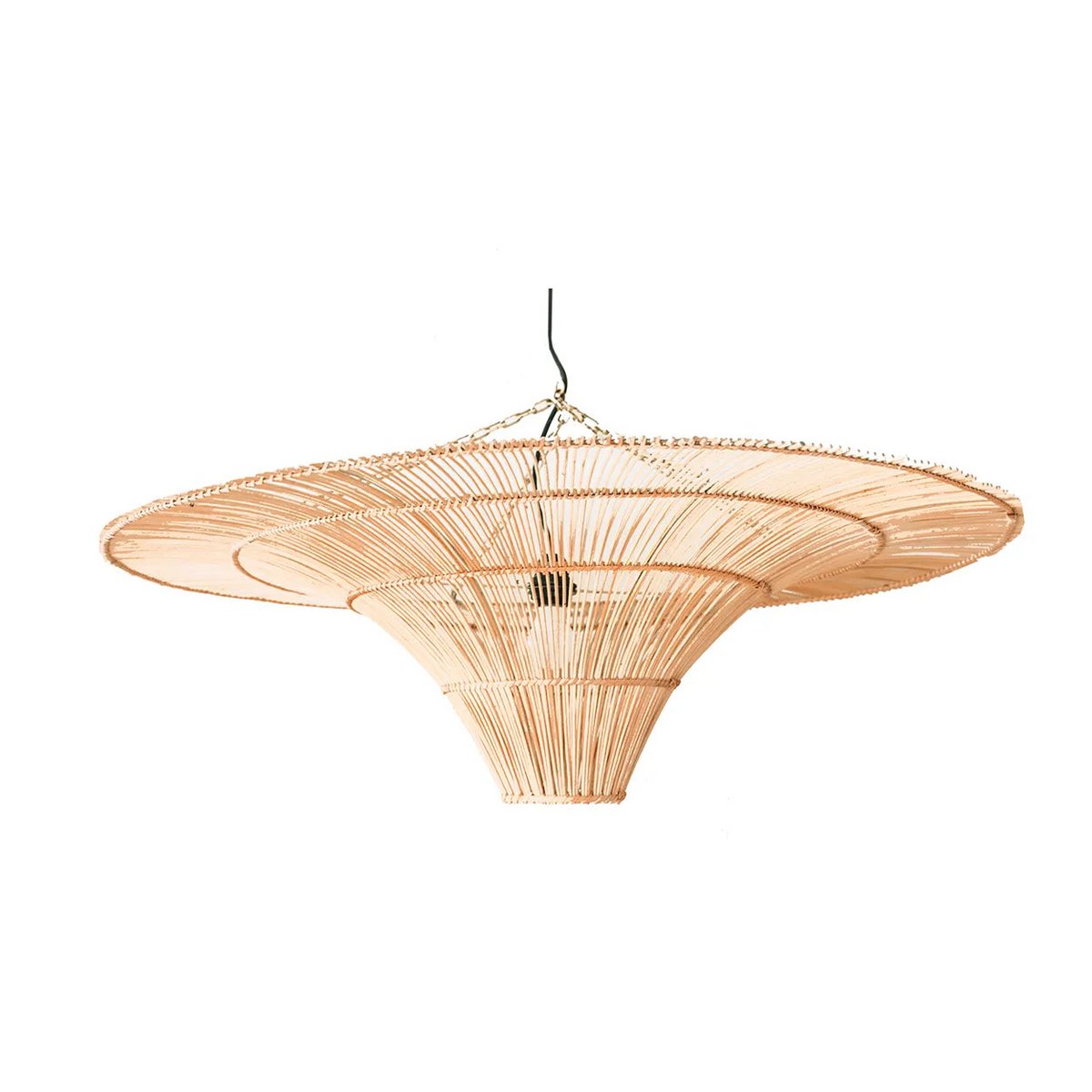 Bazar Bizar - Lampe suspendue 'Sky' (Naturel, XL)