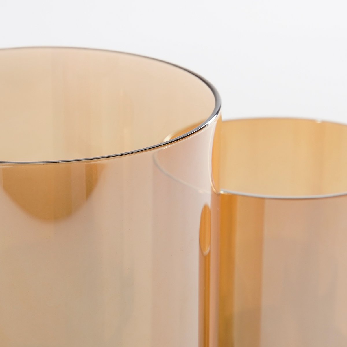 Mica Decorations – Kratos Kerzenhalter – L36 x B12 x H18 cm – Metall, Glas – Gold