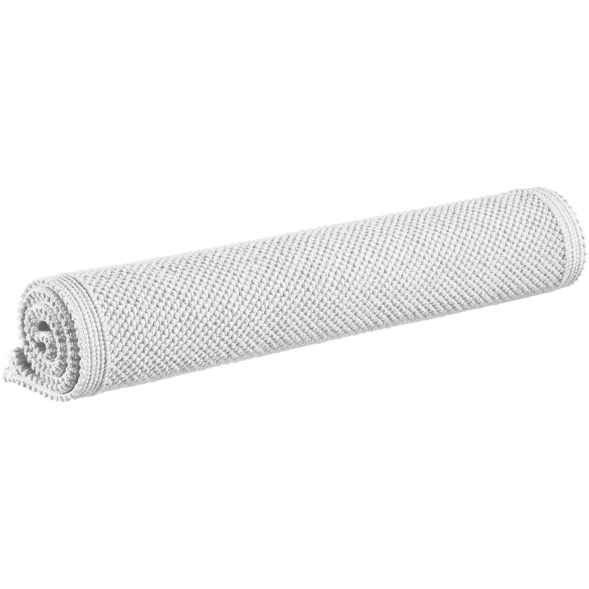 VIVARAISE - Tapis de bain uni Etia Snow 54 x 110