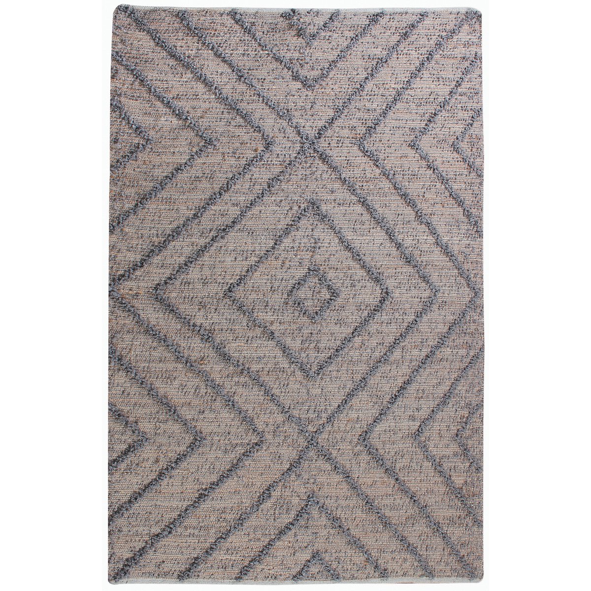 VIVARAISE - Tapis Worgan Gris 60 x 90