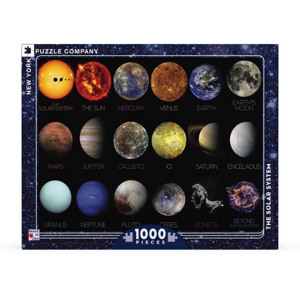 New York Puzzle Company - Puzzel 'The Solar System' (1000 stukjes)