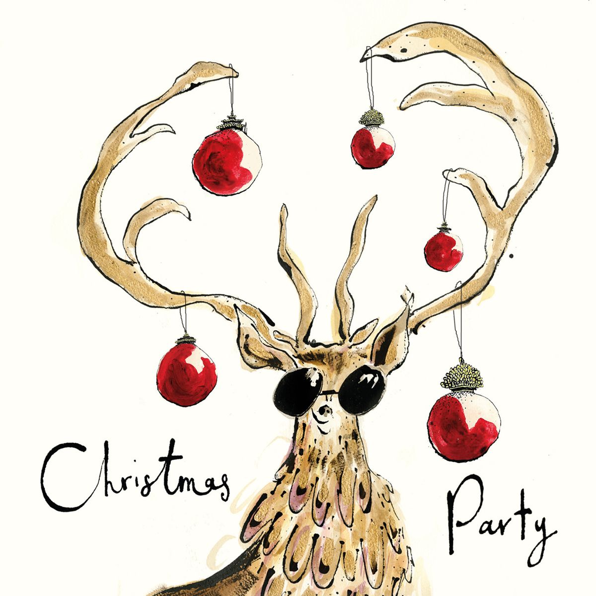 PPD - Papieren servetten 'Christmas Party' (20 stuks)