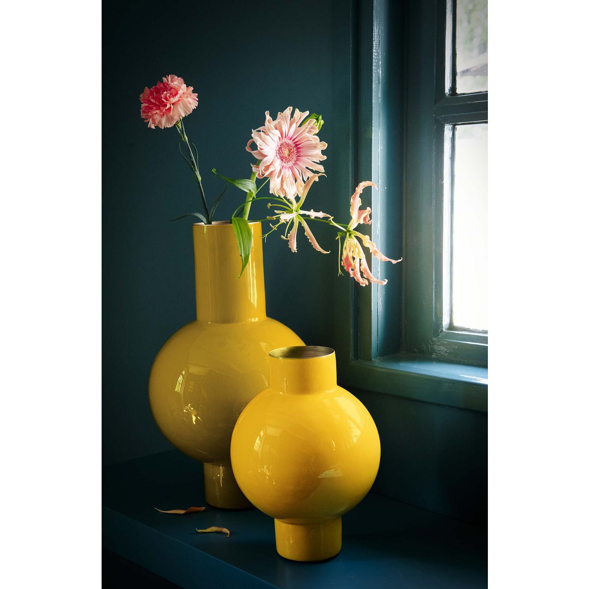 Pip Studio - Vase Metal Medium Ocher 24x40cm