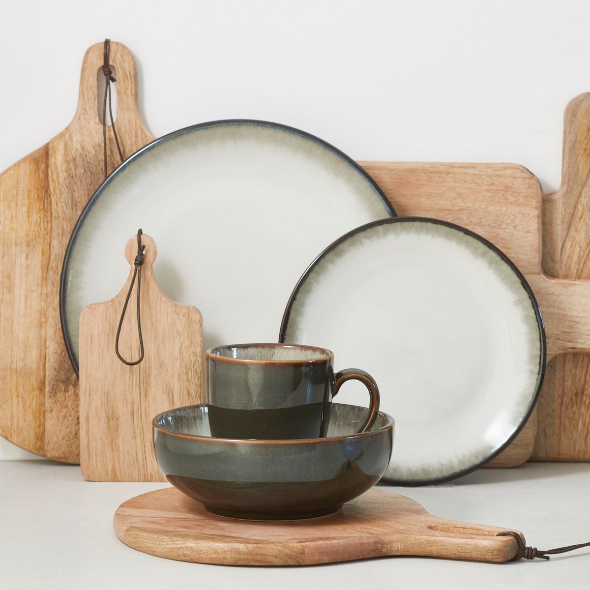 Mica Decorations - Duko Serveerplank - L40 x B30 cm - 100% FSC Mangohout - Bruin