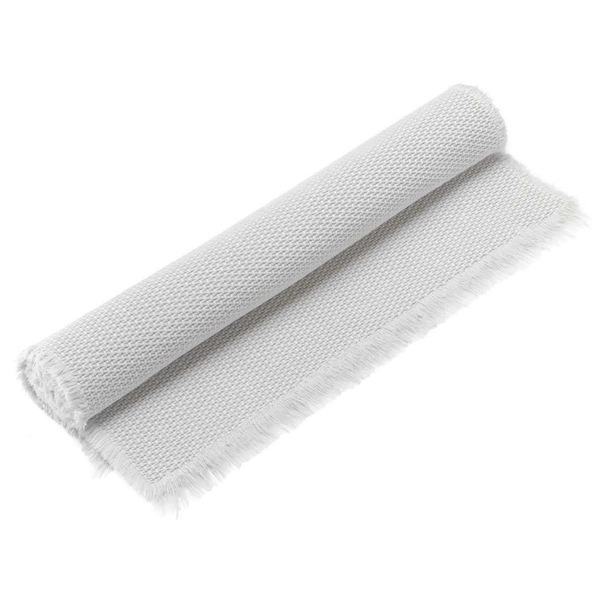 VIVARAISE - Tapis de bain uni Elly Snow 54 x 110