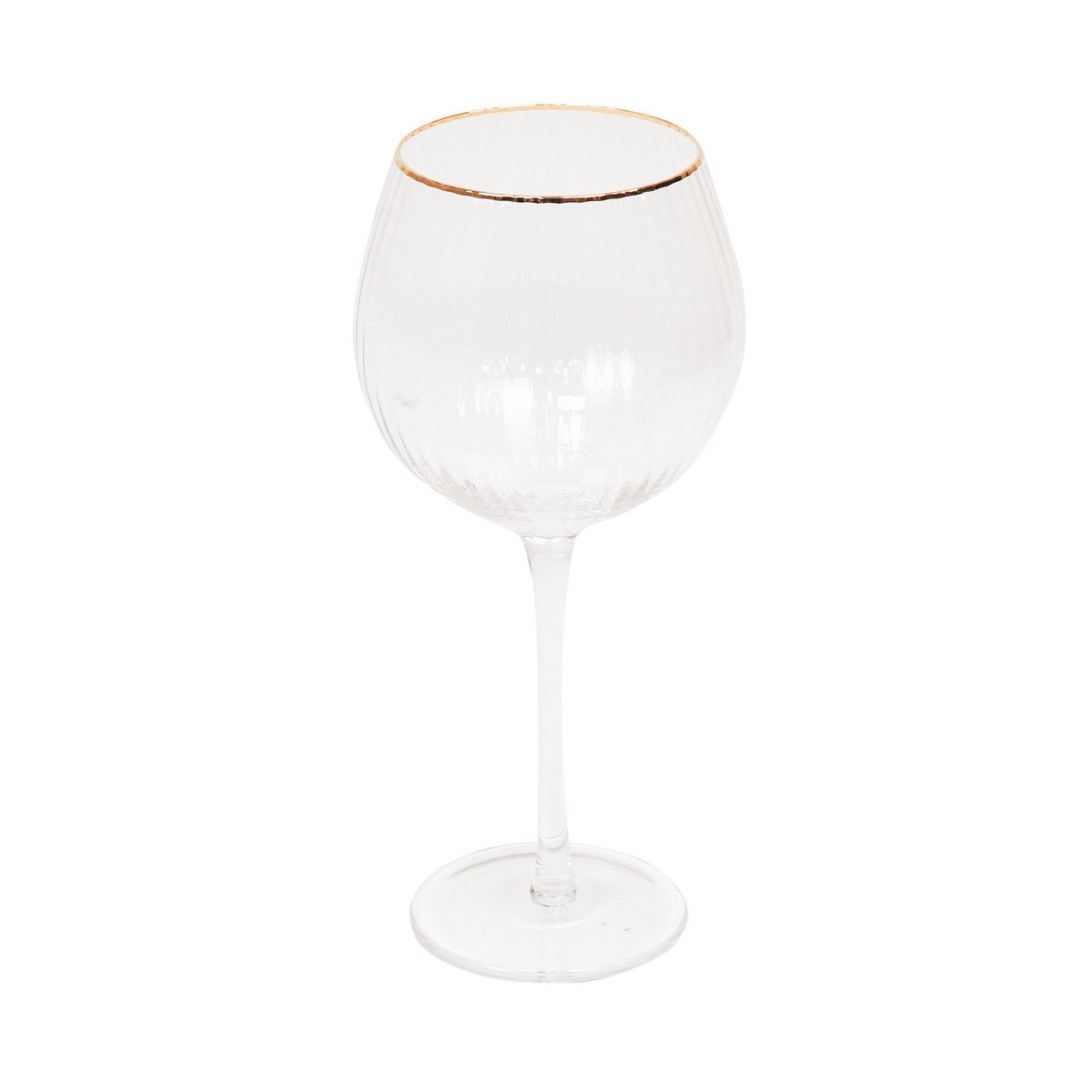 Housevitamin - Verres 'Wine' (Lot de 2, Transparent et Doré)