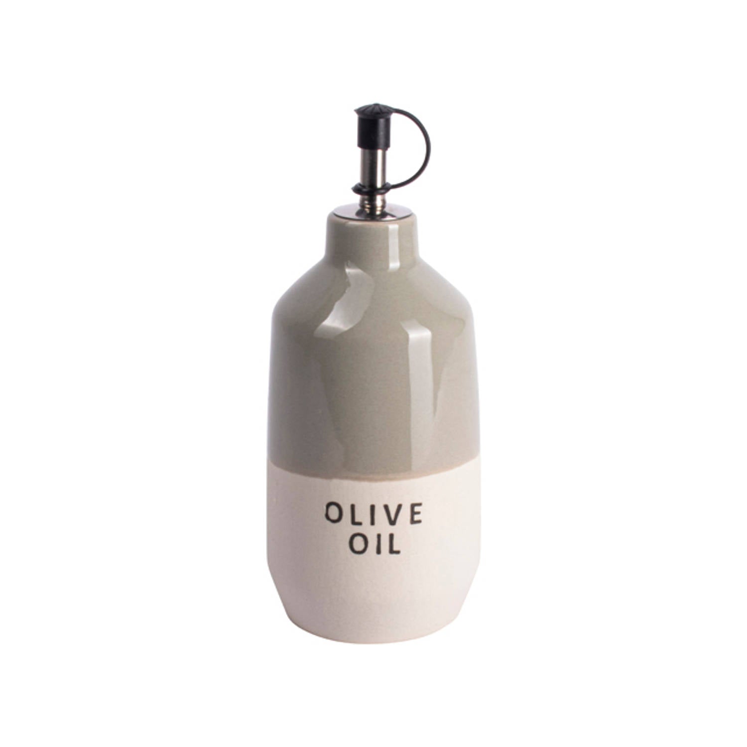 Gusta - Olivenölflasche 'Olive Oil' (Grau)