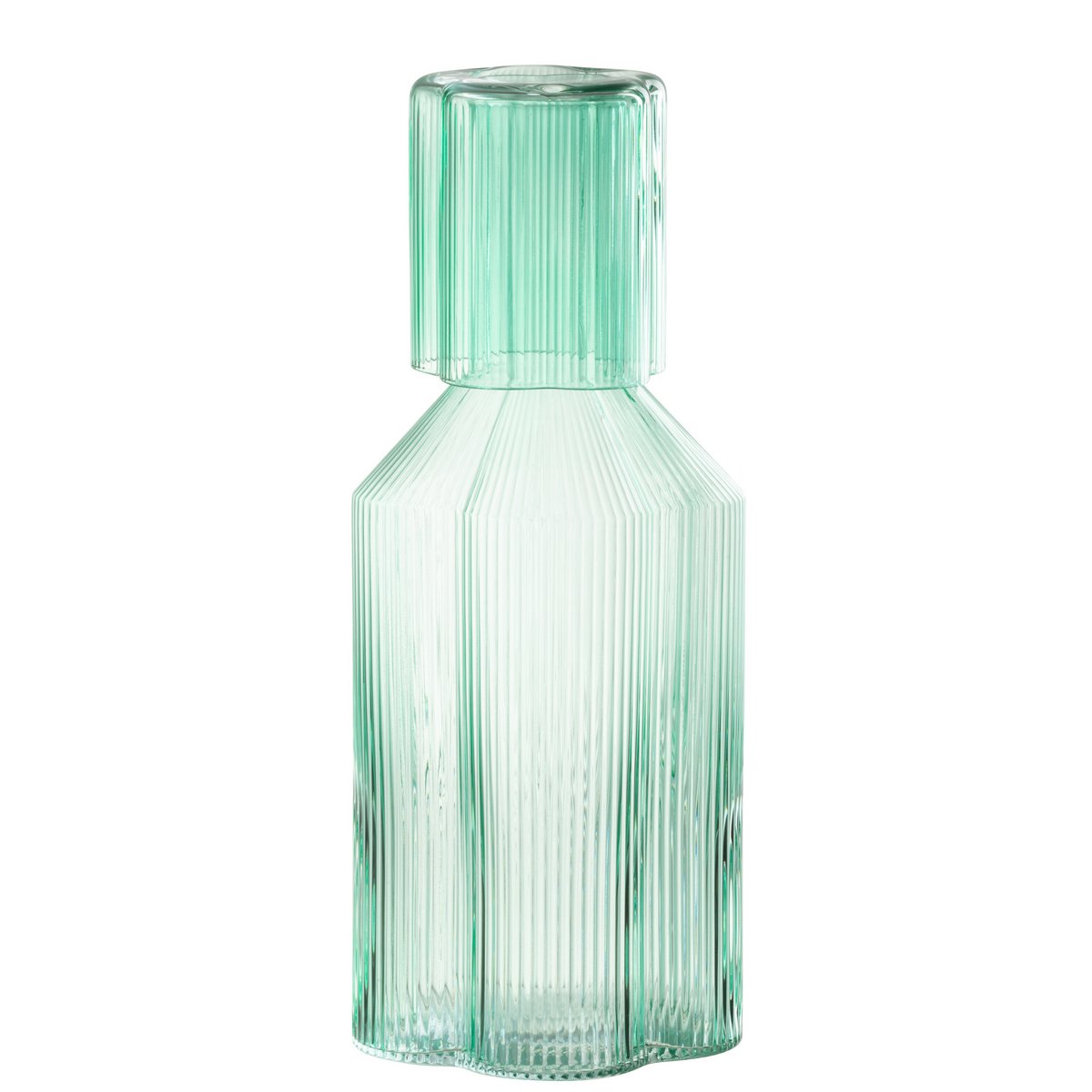 J-Line - Karaffe Fiore - Glas - Aqua