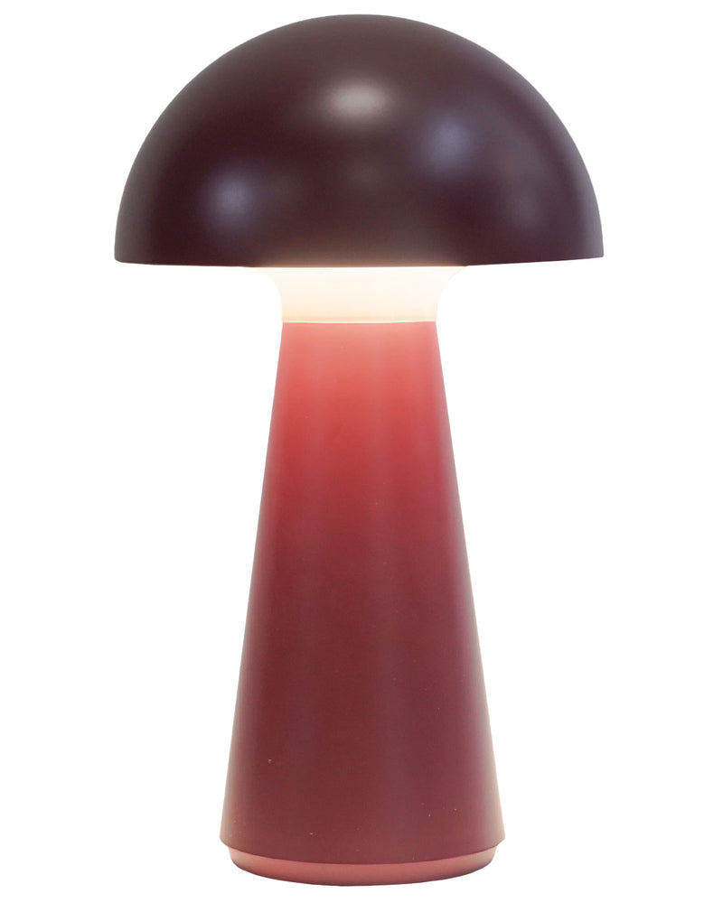 Sirius - Wiederaufladbare Lampe 'Sam' (28cm hoch, Bordeaux)