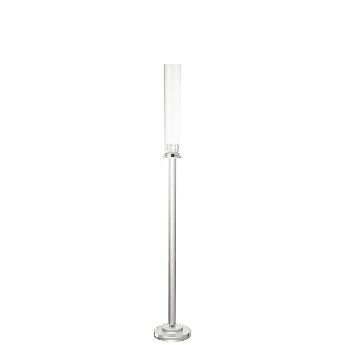 J-Line - Bougeoir Moira Verre Transparent Moyen