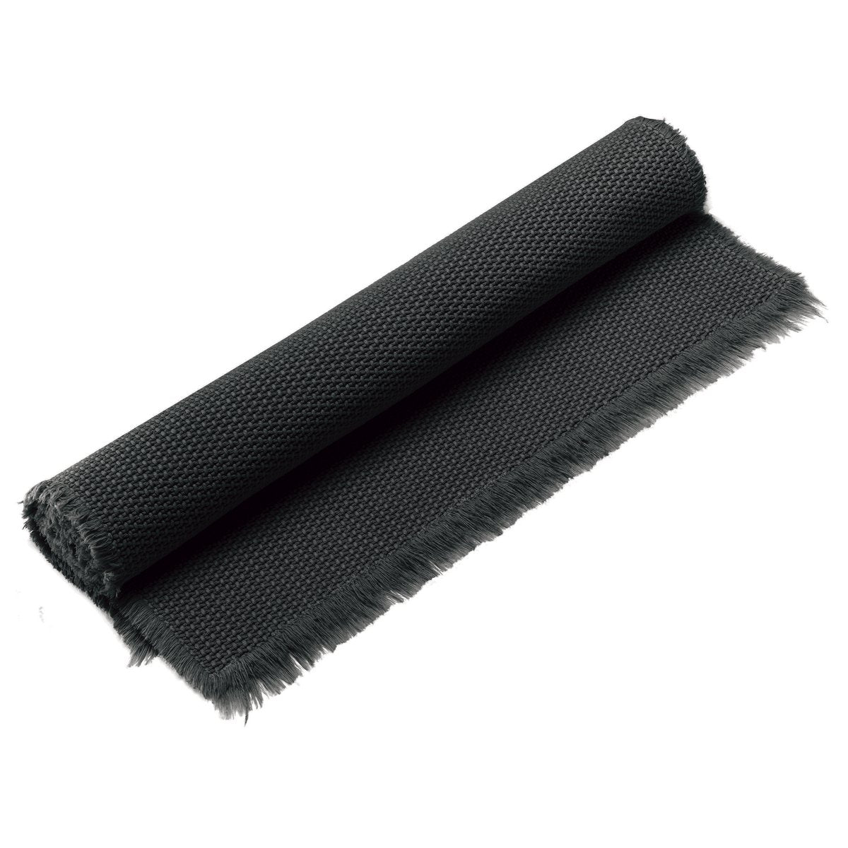 VIVARAISE - Tapis de bain uni Elly Noir 54 x 110