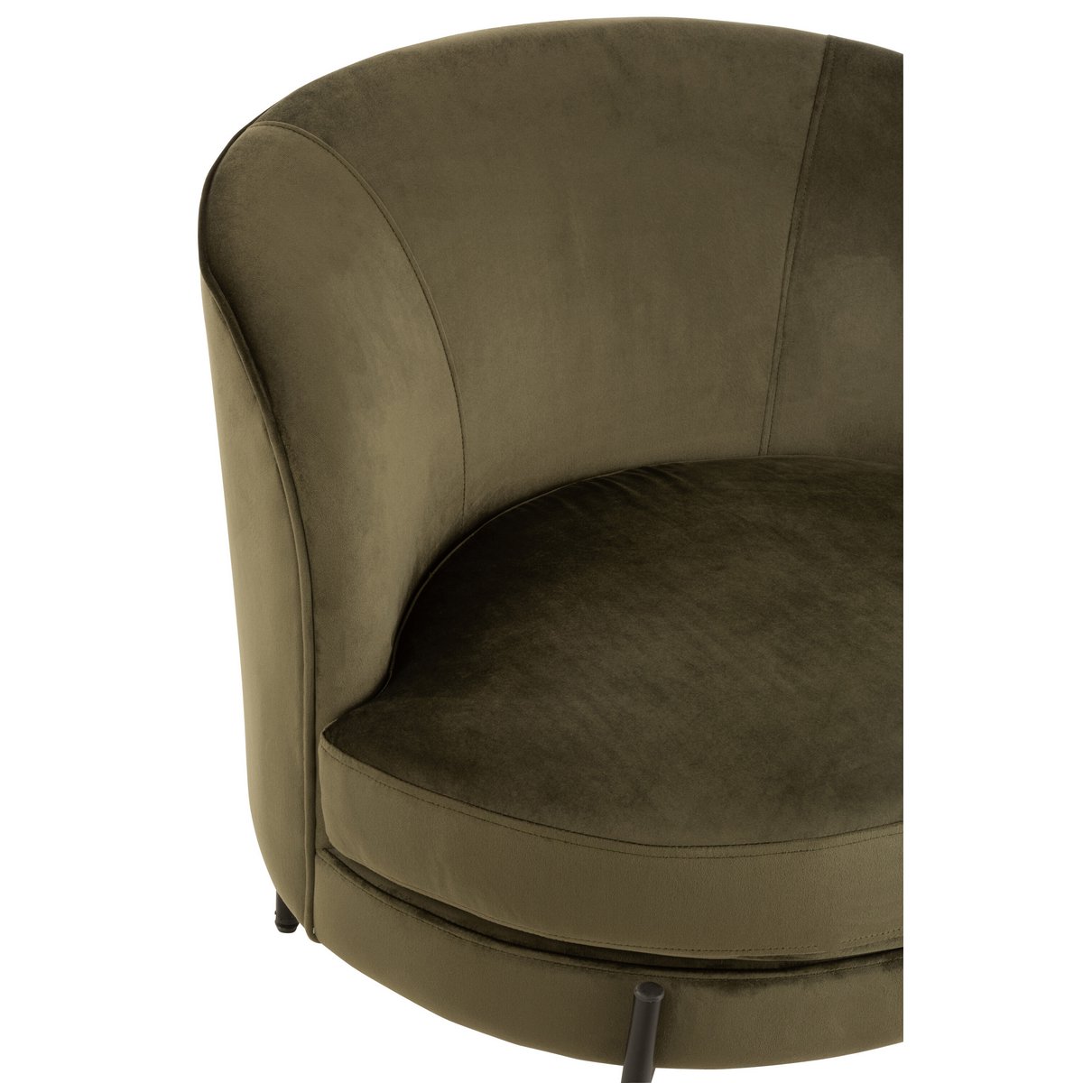 J-Line - Chaise longue 'Round' - Vert