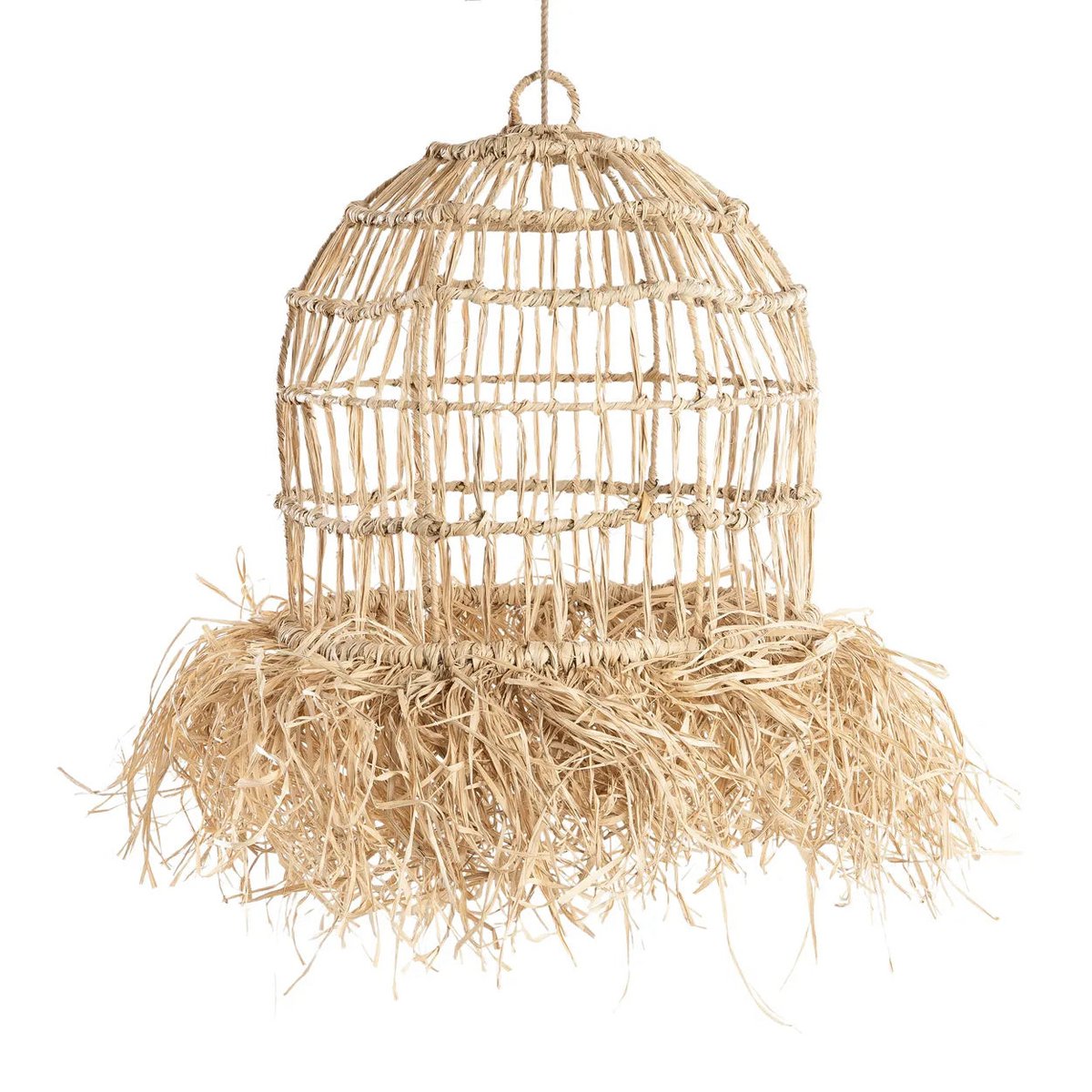 Bazar Bizar - Lampe suspendue 'Casita' (Naturel, S)