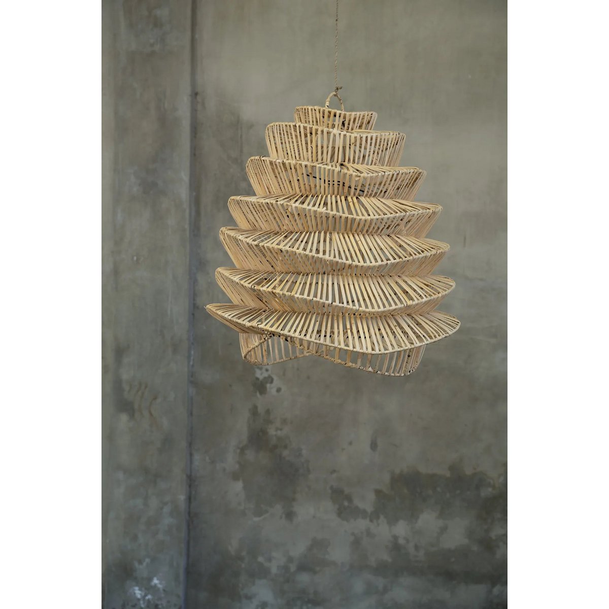 Bazar Bizar - Lampe suspendue 'Good Vibes' (Naturel, M)