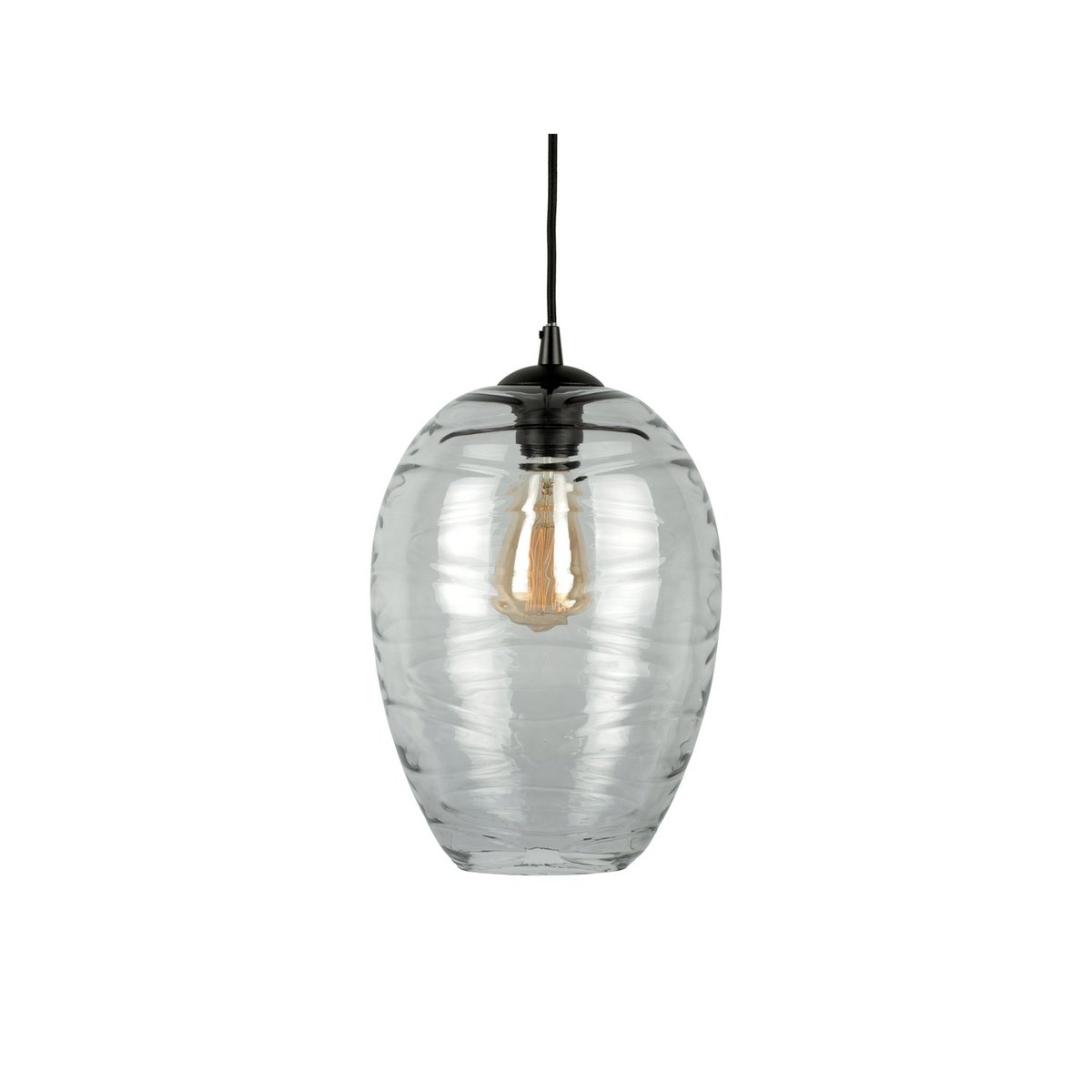 Leitmotiv - Lampe suspendue Glamour Cone - LM2057GY