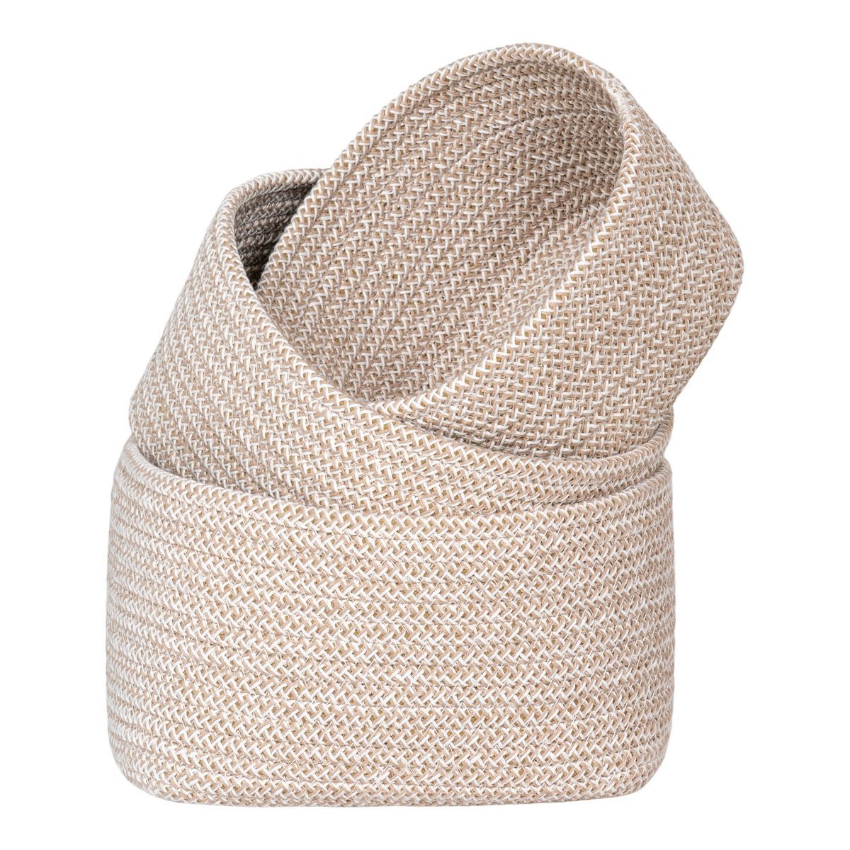 House Nordic - Cadima Basket - Korb, Baumwolle, Beige, 3er-Set