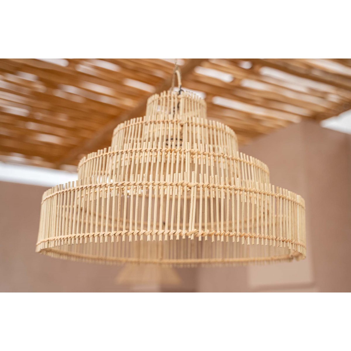 Bazar Bizar - Hanglamp 'Bruidstaart' (Naturel, M)