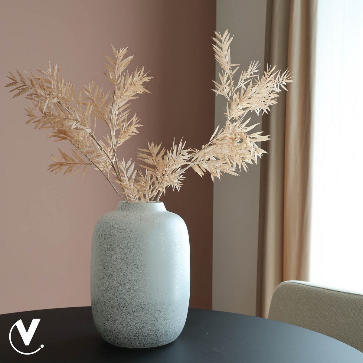 Vase the World - Vaas - Artic sparkle silver