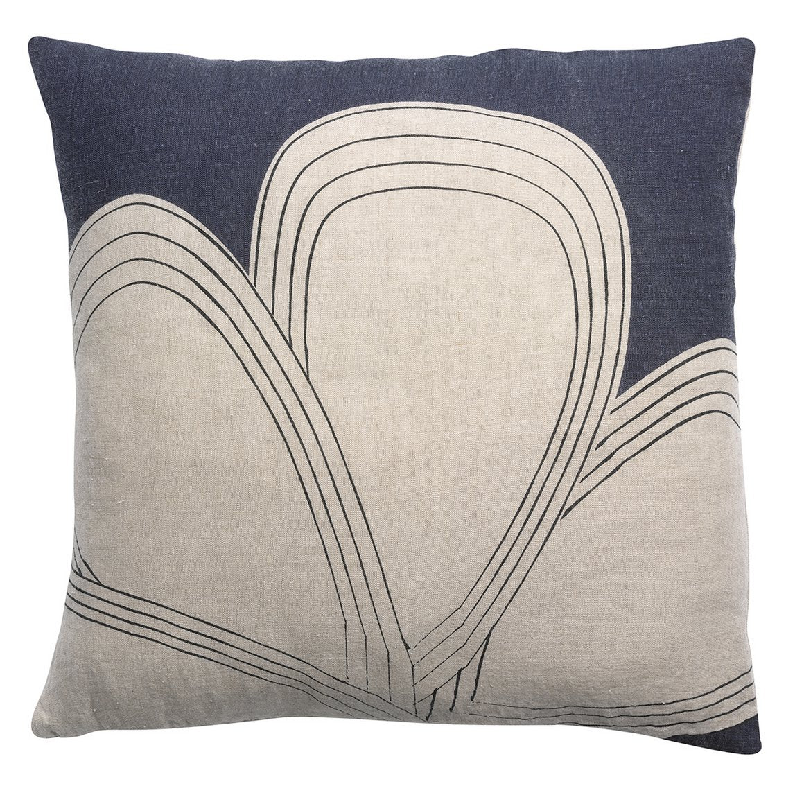 VIVARAISE - Coussin Zeff Zaha Marine 45 x 45