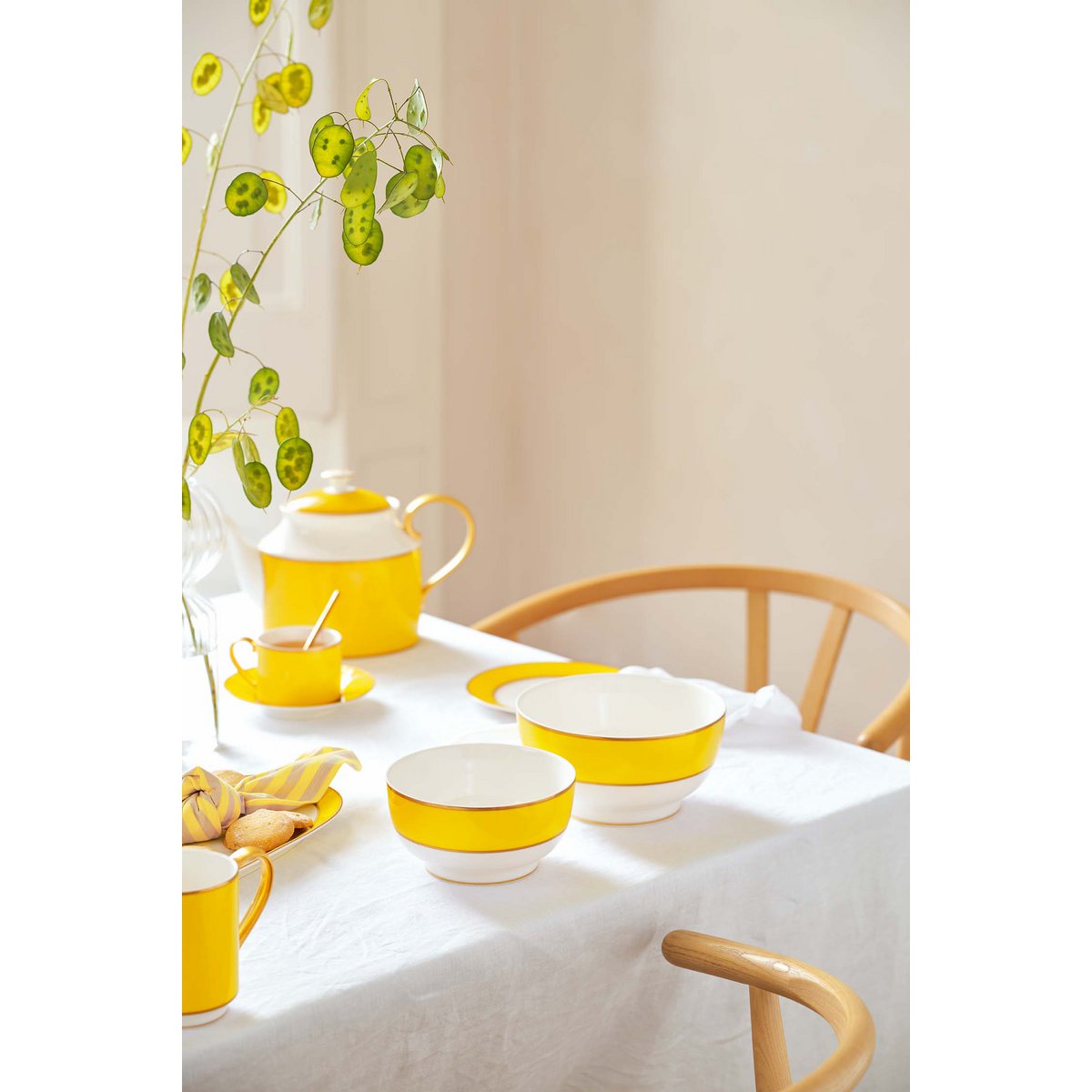 Pip Studio - Bowl Pip Chique Gold-Yellow 18cm