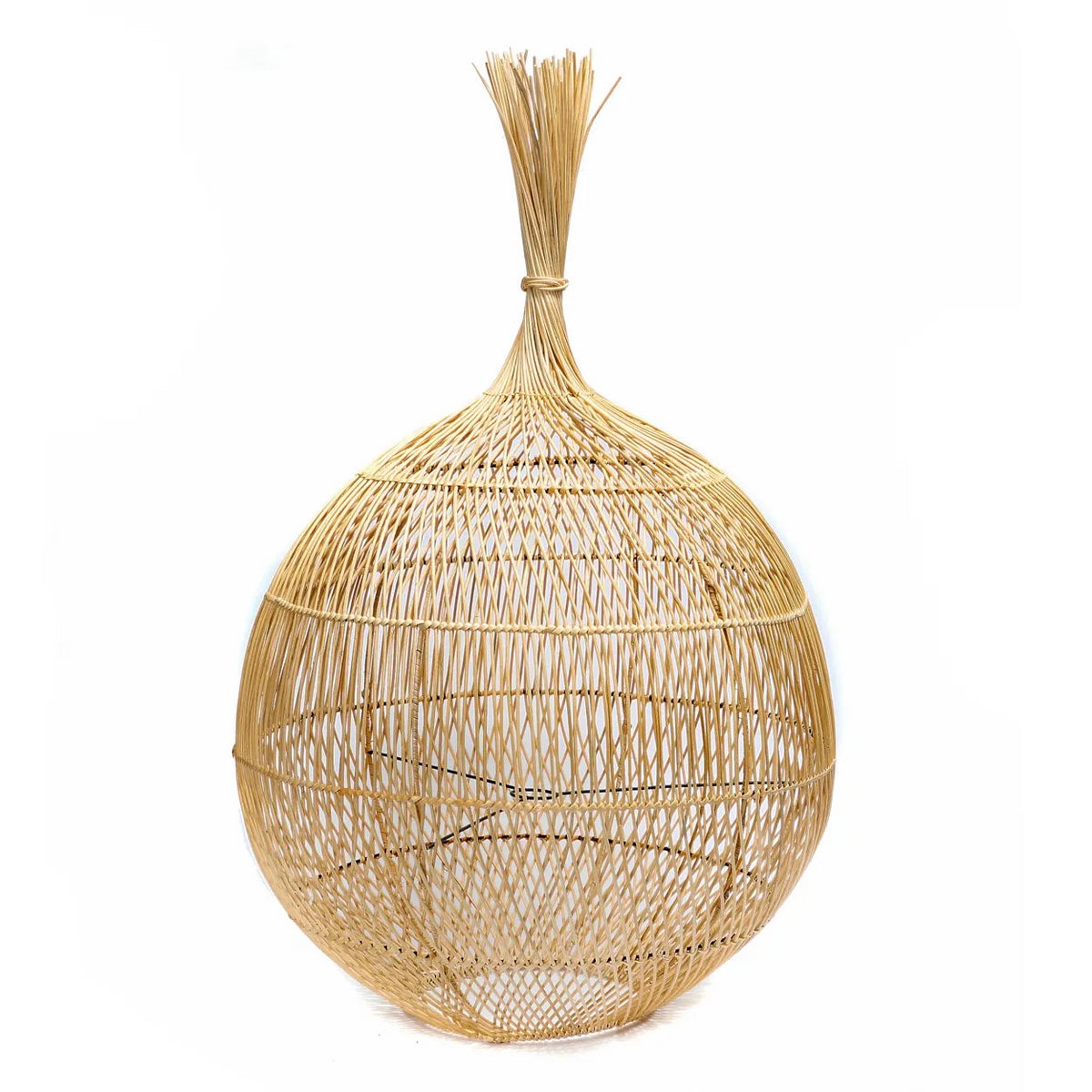 Bazar Bizar - Lampadaire et suspension 'Wonton' (Naturel)