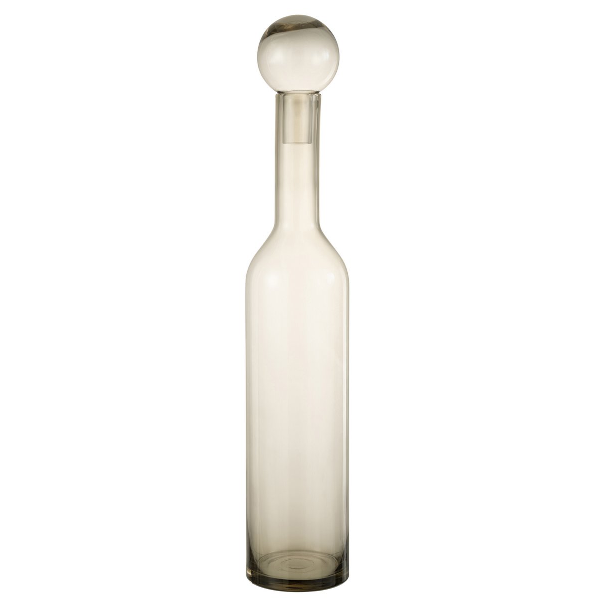 J-Line - Deco Norma Flasche - Glas - Grau - L