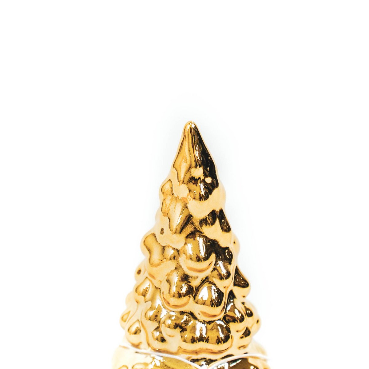 Housevitamin - Kerstornament 'Kerstboom' (11cm hoog, Goud)