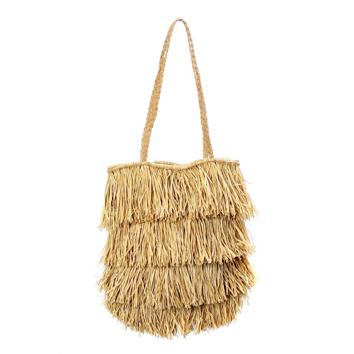 Bazar Bizar - Tasche 'Raffia Bahamas' (Natur)