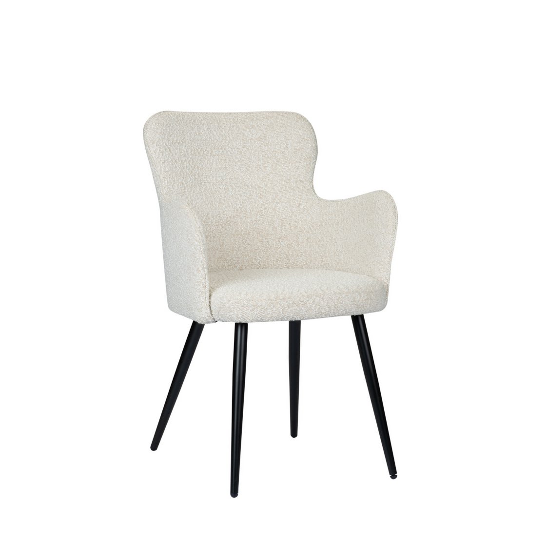 Pole to Pole - Fauteuil à oreilles blanc perle (Lot de 2)