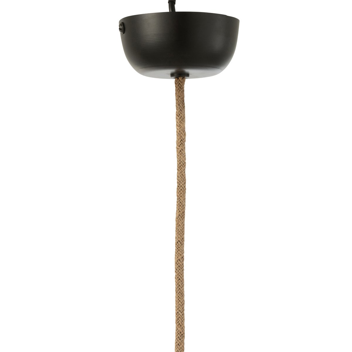 J-Line - Lampe Suspendue Tricotée Main Beige Small