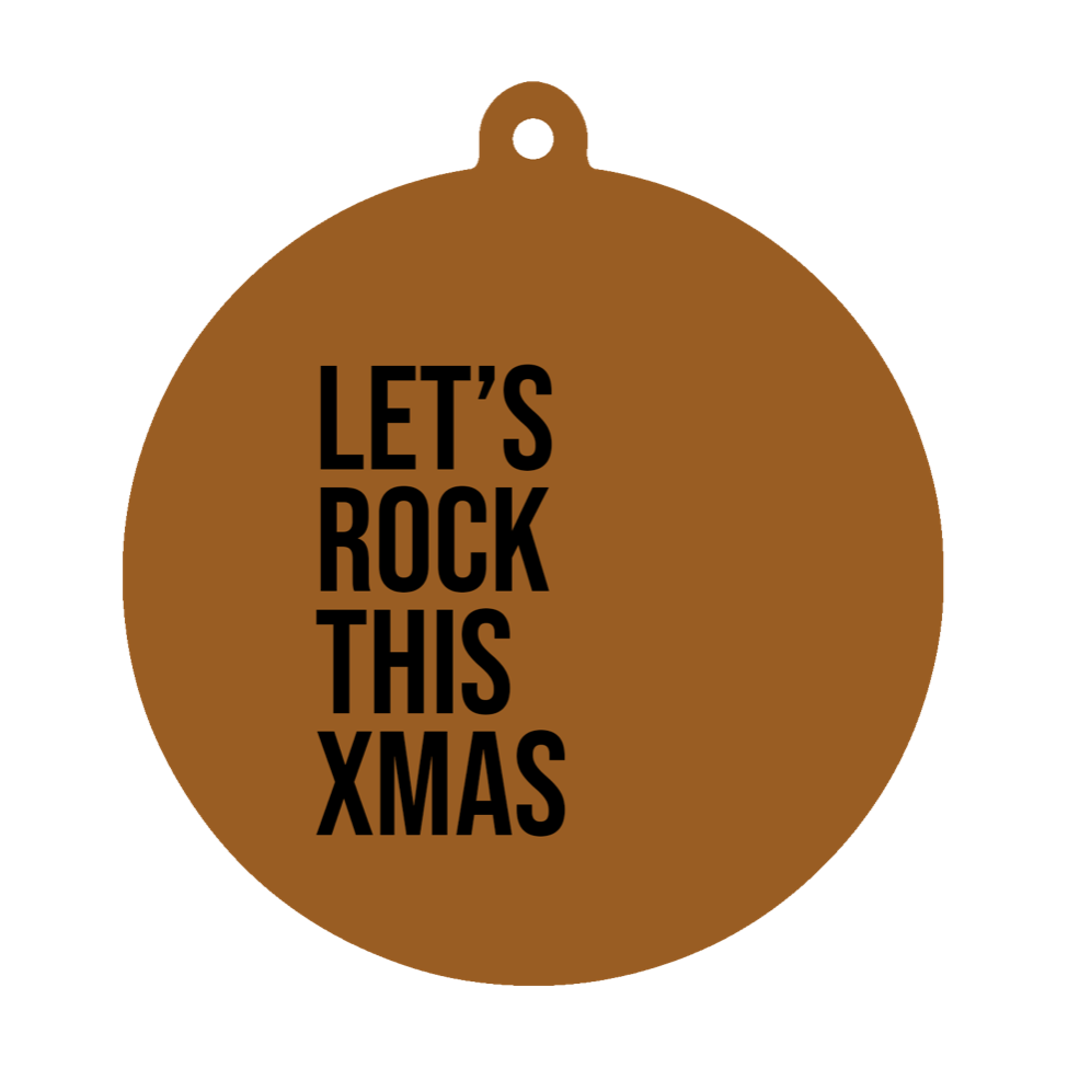 Label2X - Kersthanger let's rock this x-mas terra