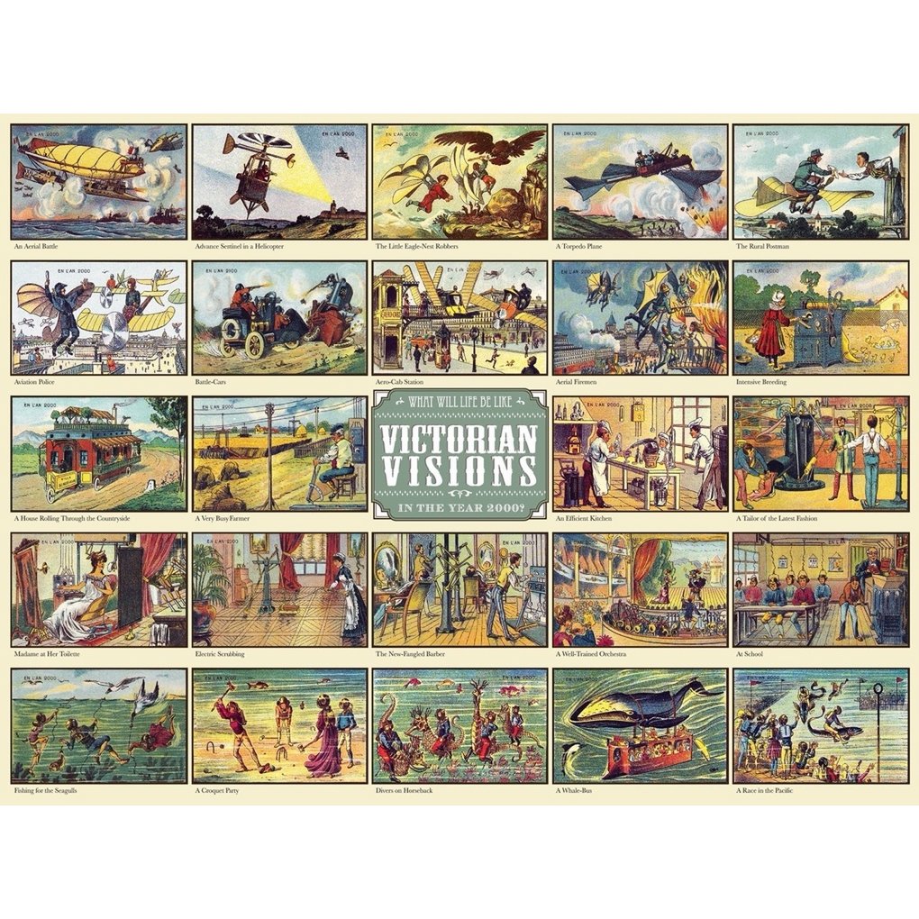 New York Puzzle Company - Puzzle 'Visions Victoriennes' (1500 pièces)