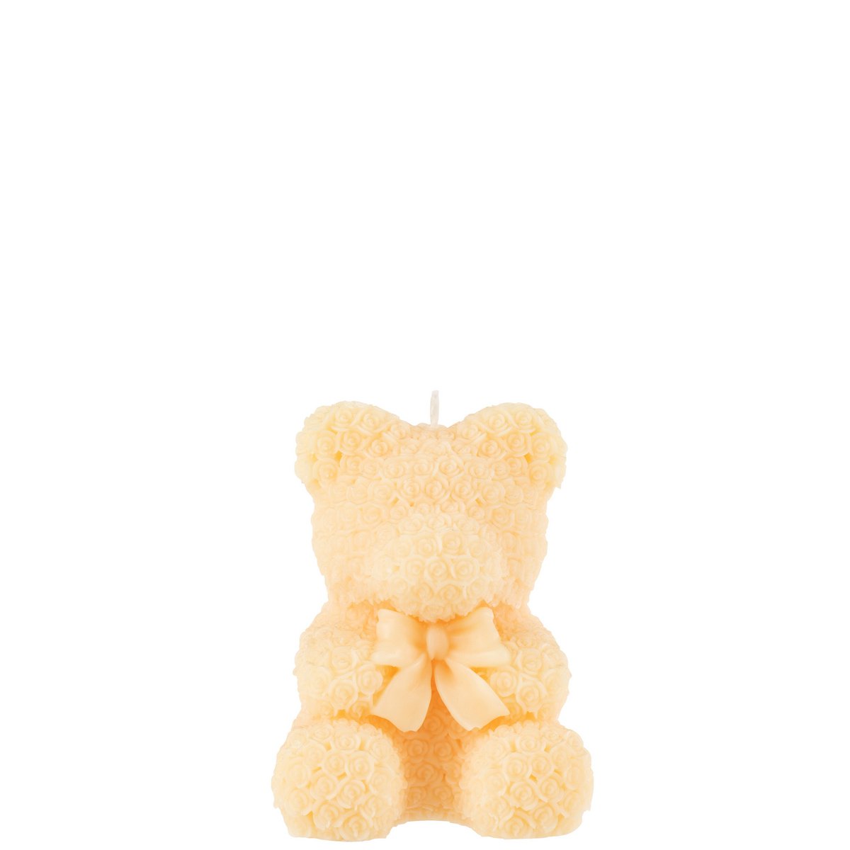 J-Line - Bougie Ours en Peluche - Jaune Clair - M - 15U