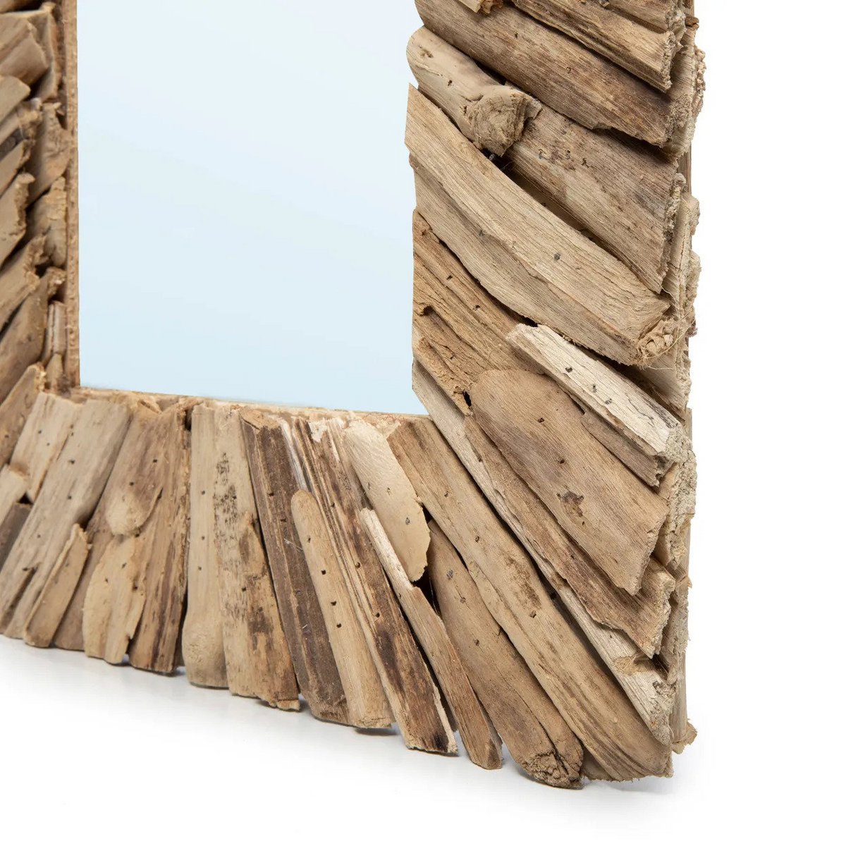 Bazar Bizar Living - De Driftwood Framed Spiegel - Naturel - M