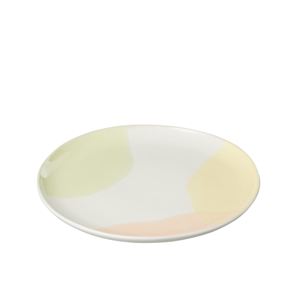 J-Line - Assiette Point - Porcelaine - Mix - Moyen