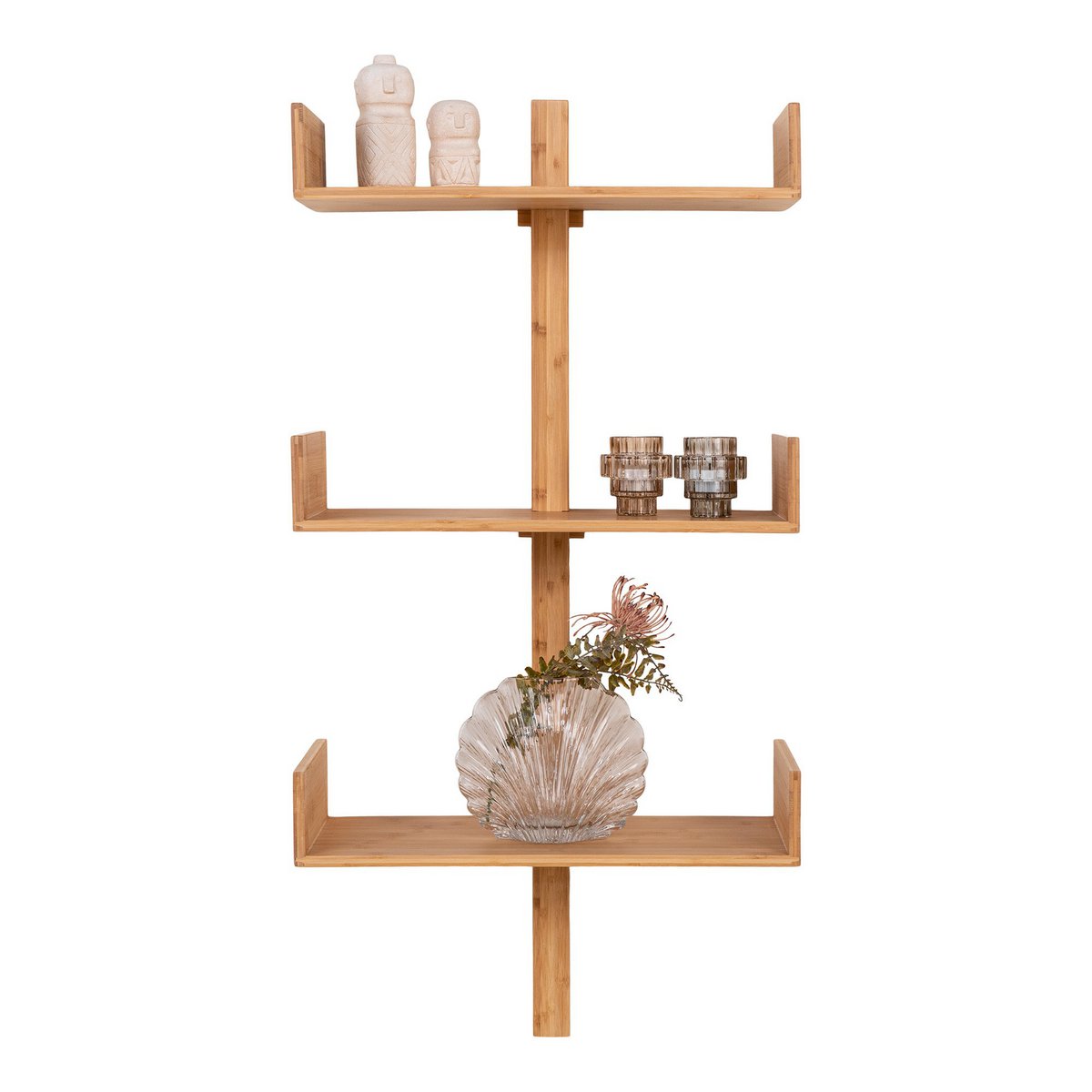 House Nordic - Villa Shelf - Wandregal, Bambus, natur 50x102 cm